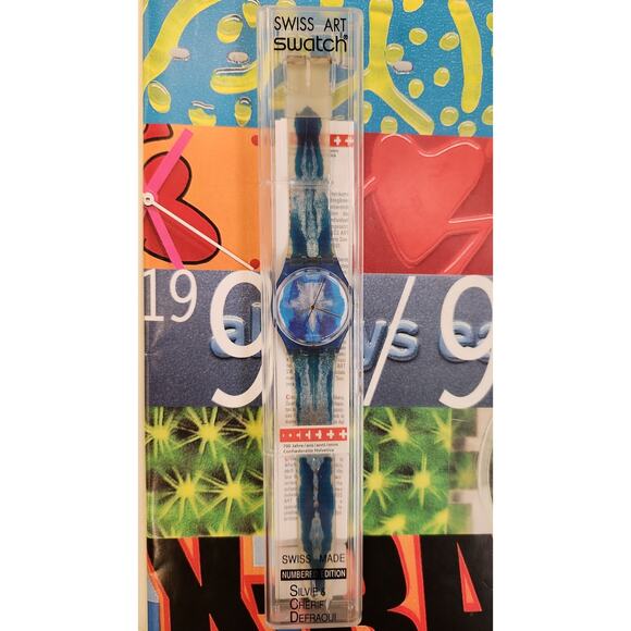 Swatch watch TEST GZ118 1991 Specials Designed by Cherif & Silve Defraoui - Picture 10 of 10